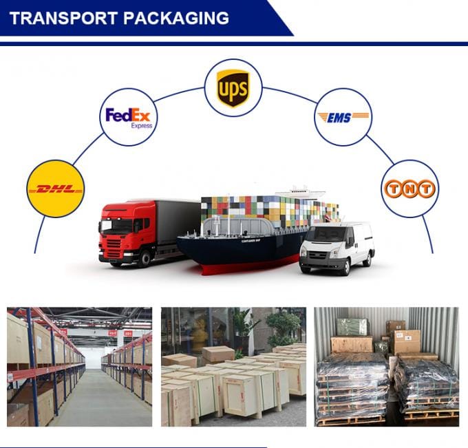Global shipping supported by multiple logistics companies DHL FedEx UPS Sea Air Freight