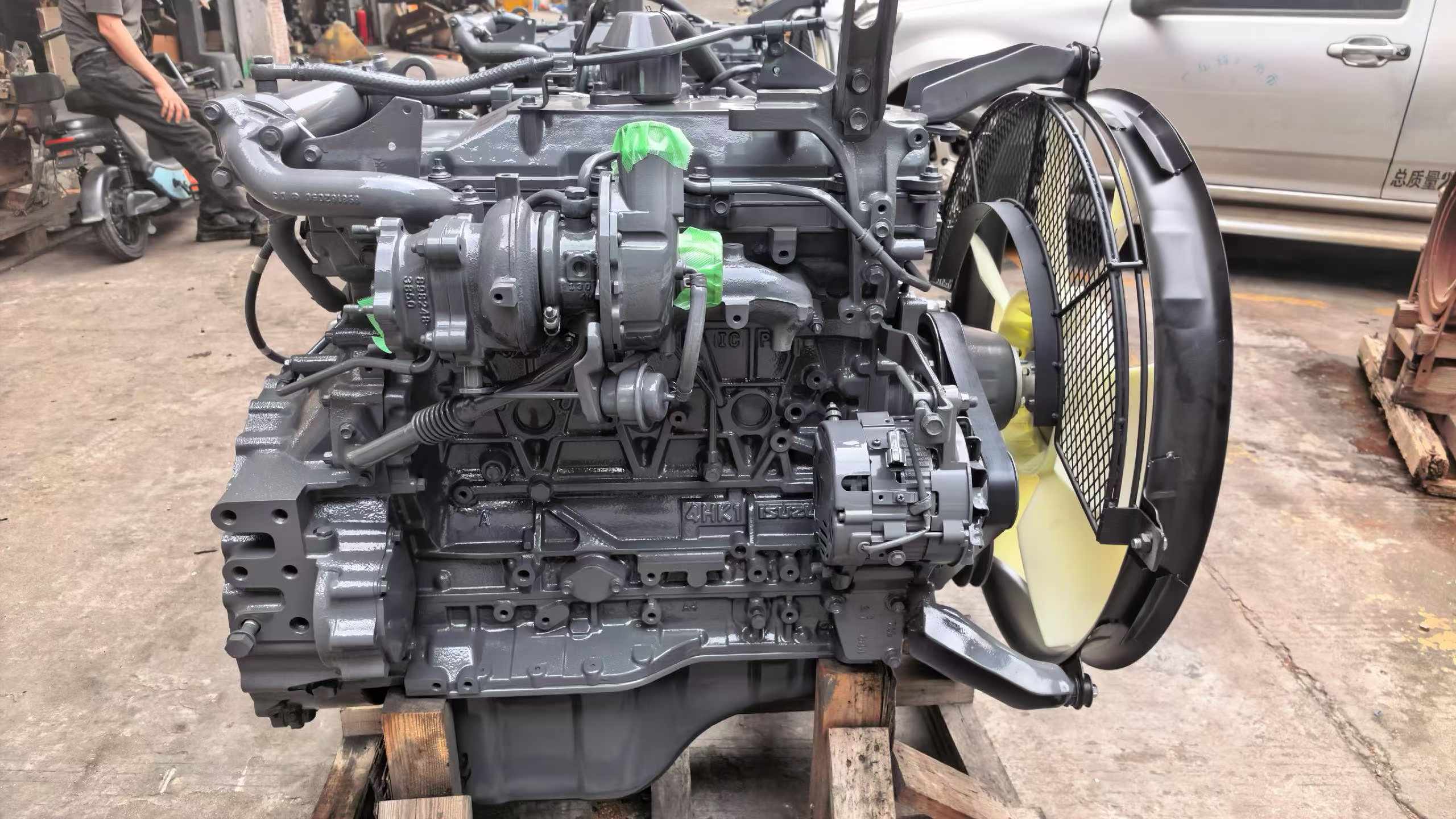 Tatan Isuzu 4HK1 Diesel Engine Assembly for Kobelco SK200-8 Hitachi ZX200 Excavator Picture 1 isuzu 4hk1 diesel engine assembly