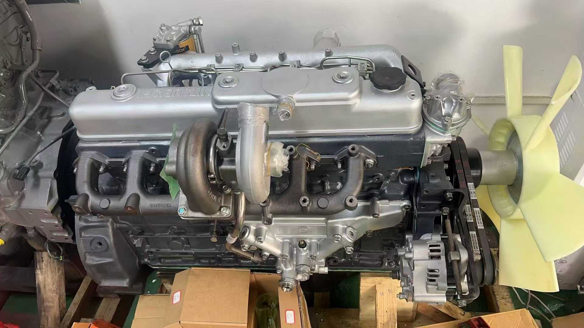 Tatan Mitsubishi 6D34 Diesel Engine Assembly for Kobelco SK200-6 Kato HD820 Excavator Picture 4 mitsubishi 6d34 diesel engine assembly