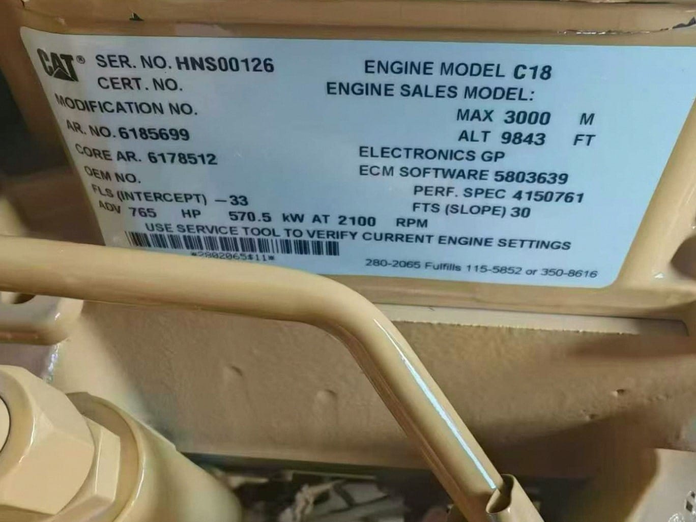 Tatan CAT C18 Diesel Engine Assembly for Caterpillar CAT 385C 390D Excavator Picture 7 cat-c18-diesel-engine-assembly