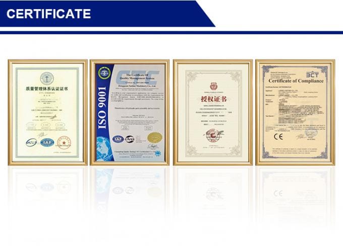 Tatan Quality Assurance ISO9001 CE Qualification Certificates