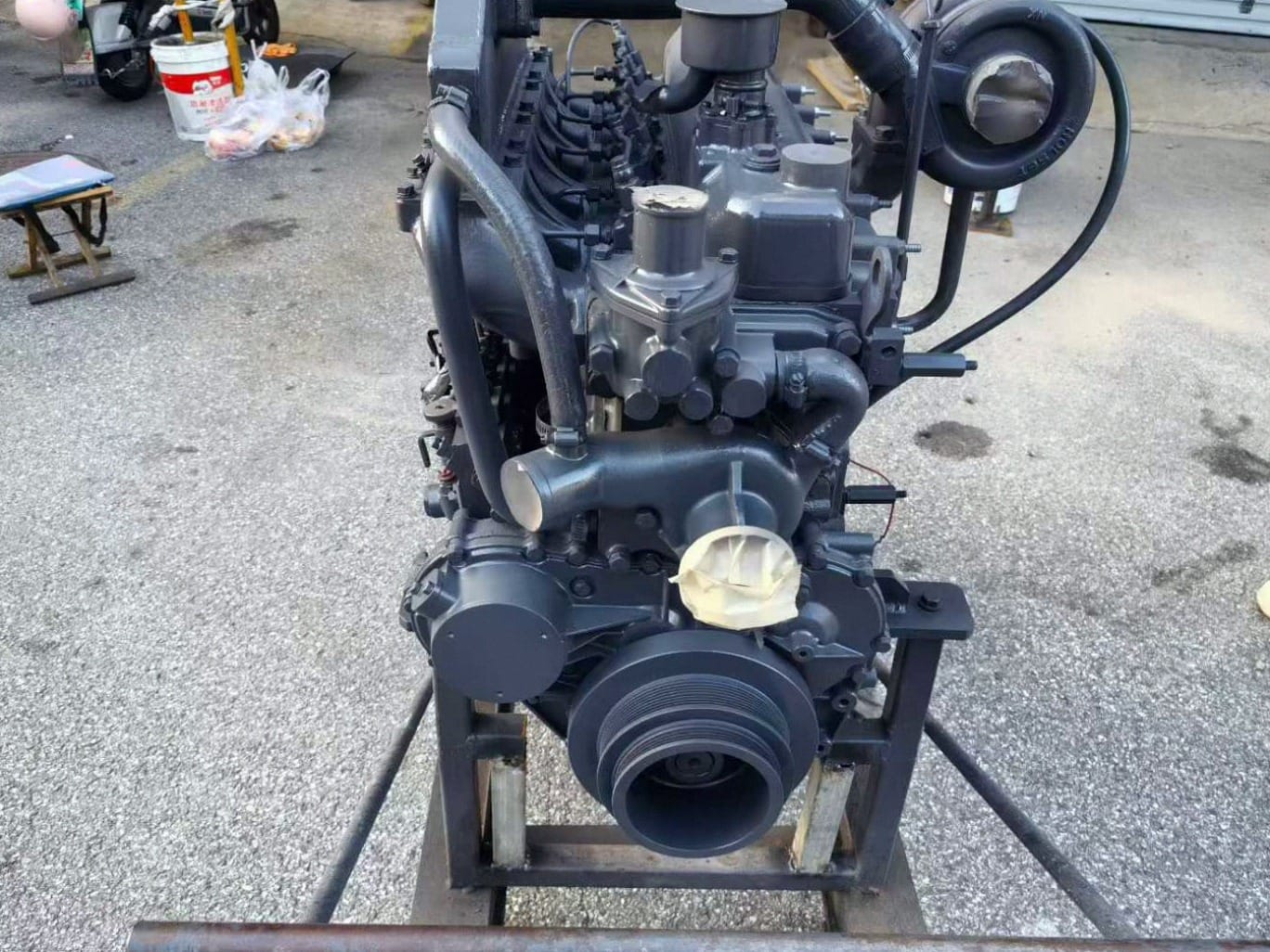 Tatan Doosan DB58T Diesel Engine Assembly for Doosan DH220-5 Solar 220LC Excavator Picture 2 doosan-db58t-diesel-engine-assembly (2)