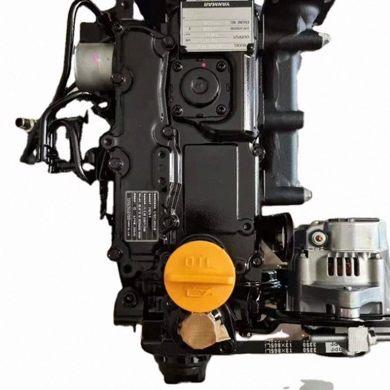 Komatsu PC35MR-2 Excavator Complete Engine Assembly (3D88E, OEM 22F-01-21101) Picture 3 Tatan 3D88E YM129608-01330 diesel engine assembly for Komatsu PC35MR-2 excavator-5