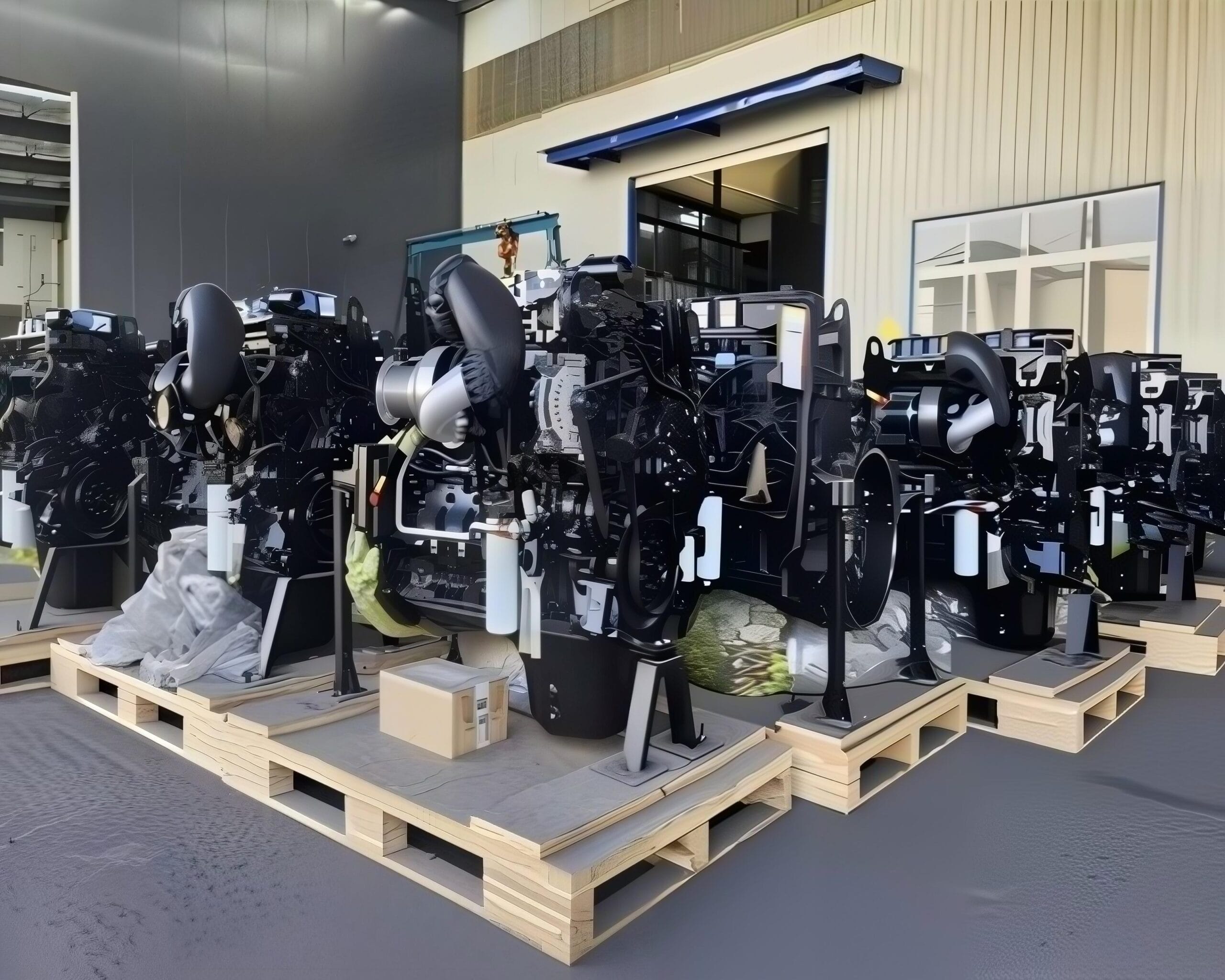 6HK1X 8-98045612-0 8-98075776-0 Diesel Engine Assembly for Hitachi ZX300-3 Excavator Picture 4 6HK1X 8-98045612-0 8-98075776-0 Diesel Engine Assembly for Hitachi ZX300-3 Excavator - Image 4