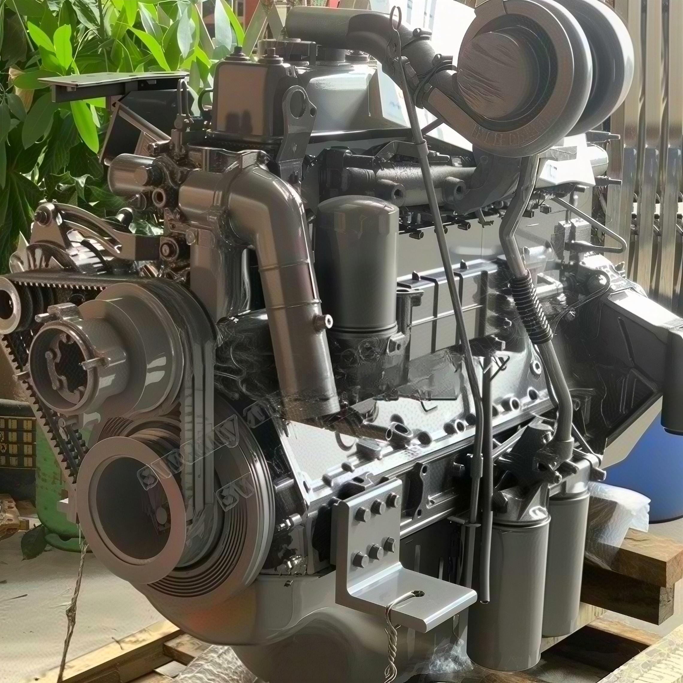 Tatan 6SD1-T 1-11110-912-0 4281928 Diesel Engine Assembly for Hitachi EX300 Excavator Picture 2 Tatan 6SD1-T 1-11110-912-0 4281928 Diesel Engine Assembly for Hitachi EX300 Excavator - Image 2