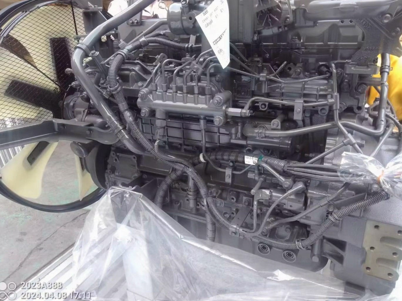CC-6BG1T 1-11110-896-0 Engine Assembly for ZX210-5G Picture 2 CC-6BG1T 1-11110-896-0 Engine Assembly for ZX210-5G - Image 2