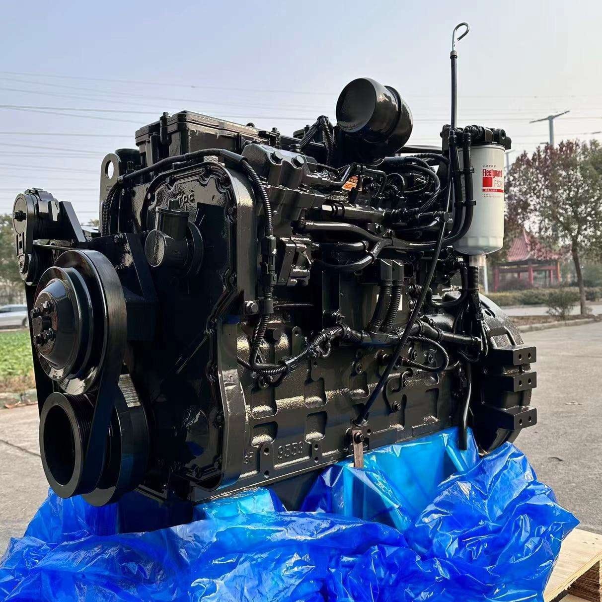 SAA6D114E-2 6743-01-1100 Diesel Engine Assembly for Komatsu PC300-7 Excavator Picture 4 SAA6D114E-2 6743-01-1100 Diesel Engine Assembly for Komatsu PC300-7 Excavator - Image 4