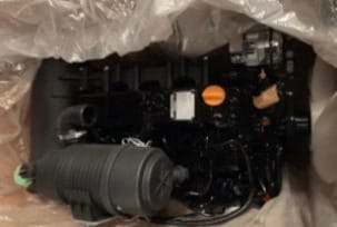 Komatsu PC20-7 Excavator Complete Engine Assembly (3D84N-2H, OEM YM129158-77010)