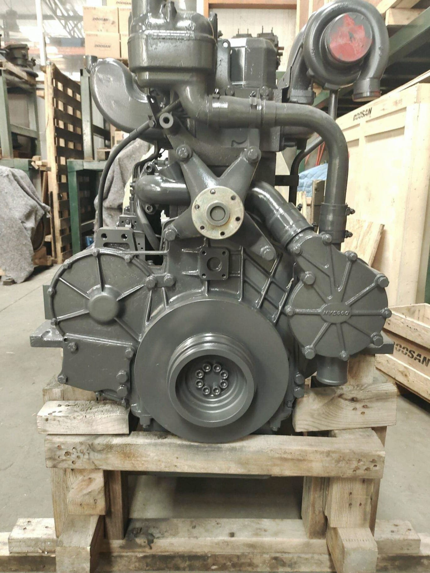 DE08TIS Diesel Engine Assembly 65.01001-9025 for Doosan DH370-7 Excavator Loader Picture 5 Tatan DE12TIS 65.01001-9025 diesel engine assembly for Doosan excavator loader (1)