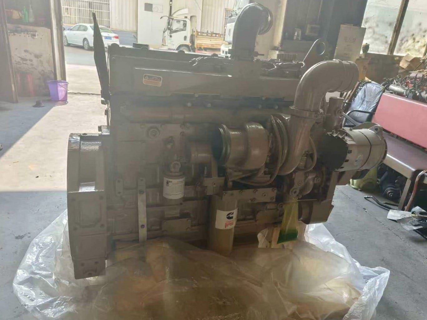 DE08TIS 65.01001-9010 Diesel Engine Assembly for Doosan DH258-7 Excavator Loader Picture 6 DH258-7 diesel engine assembly for Doosan excavator loader