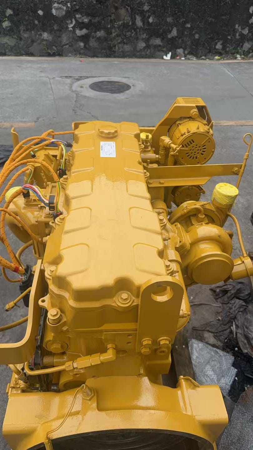 Cat C9.3 Remanufactured Engine Assembly for Caterpillar 336E Excavator (20R-7002) Picture 13 Caterpillar C9.3 Engine Flywheel Housing Flange and Hydraulic Pump Coupler Mounting for CAT 336E