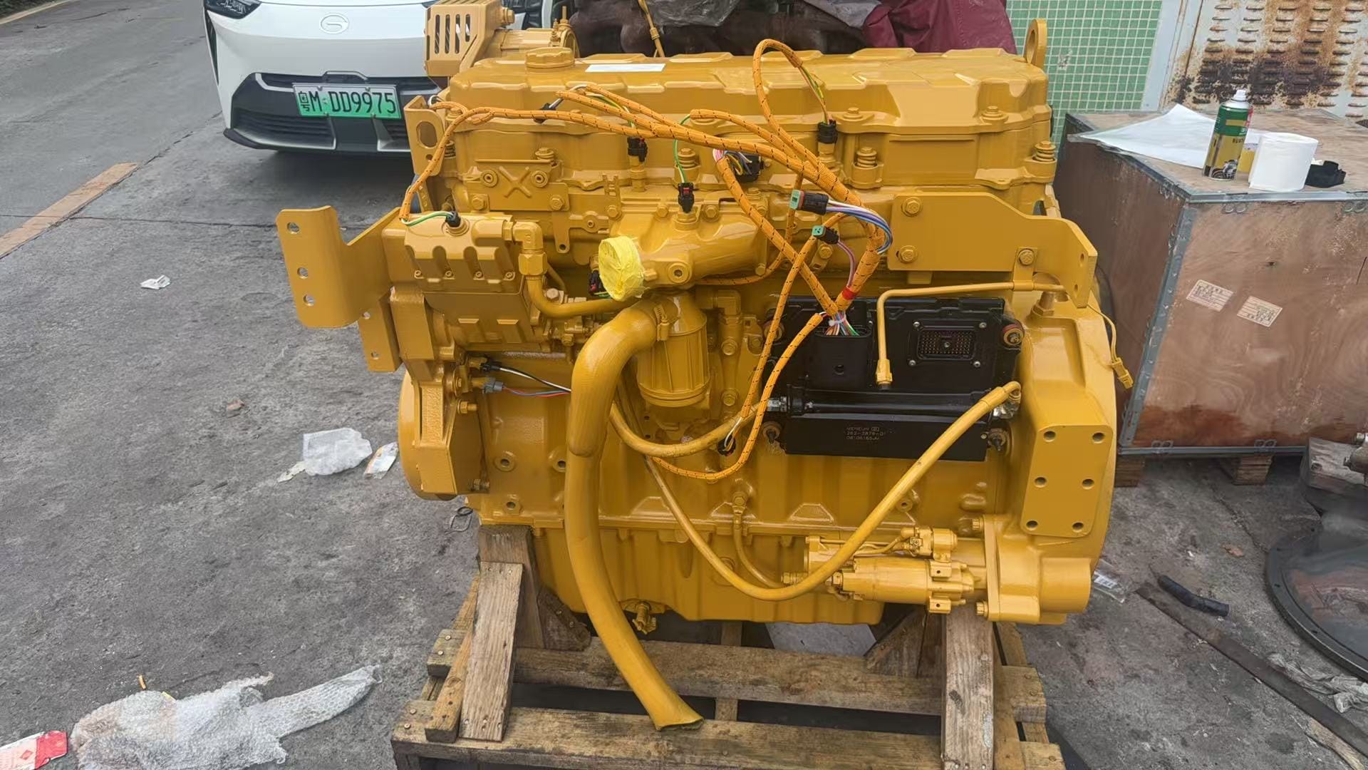 Cat C9.3 Remanufactured Engine Assembly for Caterpillar 336E Excavator (20R-7002) Picture 16 CAT C9.3 Diesel Engine Electronic Wire Harness and ECM Terminal Pin Connectors