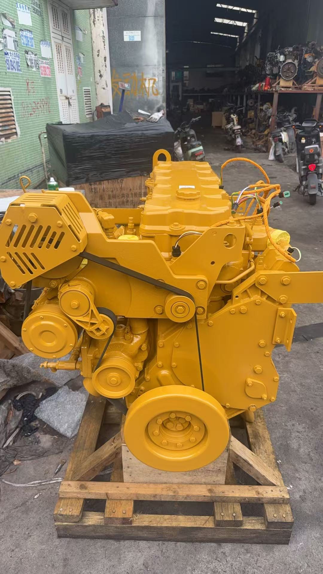 Cat C9.3 Remanufactured Engine Assembly for Caterpillar 336E Excavator (20R-7002) Picture 14 Caterpillar C9.3 Turbocharger and Exhaust Manifold Layout for CAT 336E Crawler Excavator