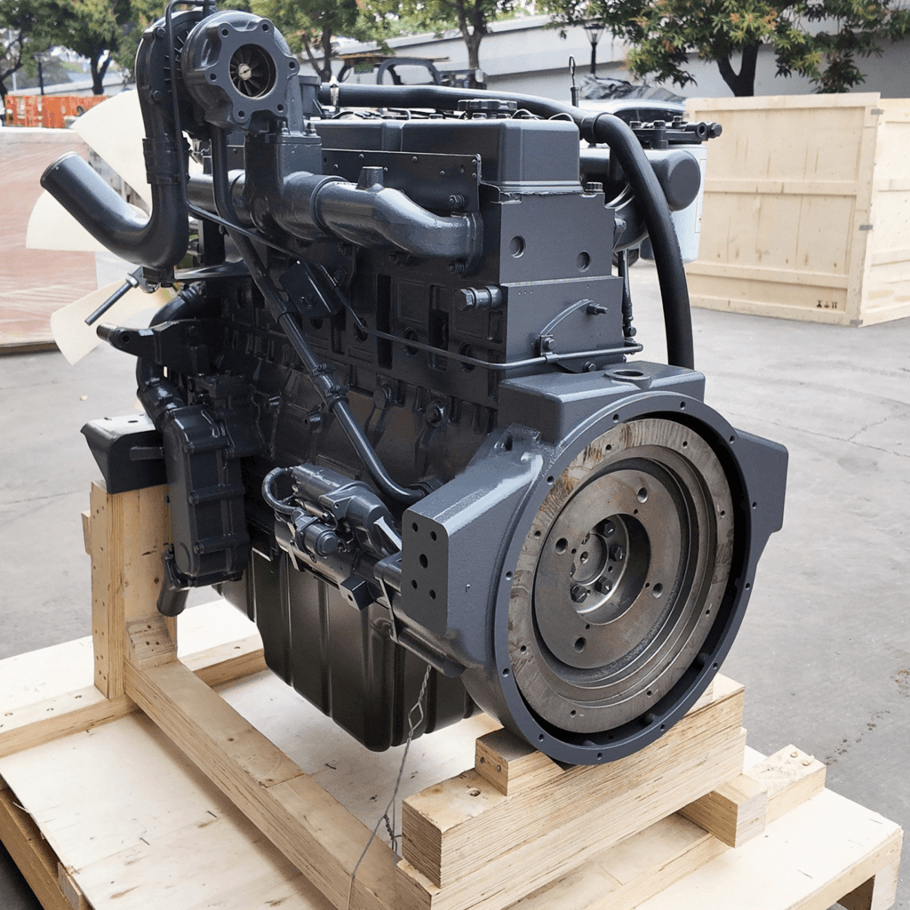 Excavator Engine Valve Recession: Troubleshooting Compression Loss and Hard Starts in Cold Weather Picture 2 doosan-dh215-9-diesel-engine-assembly (3)