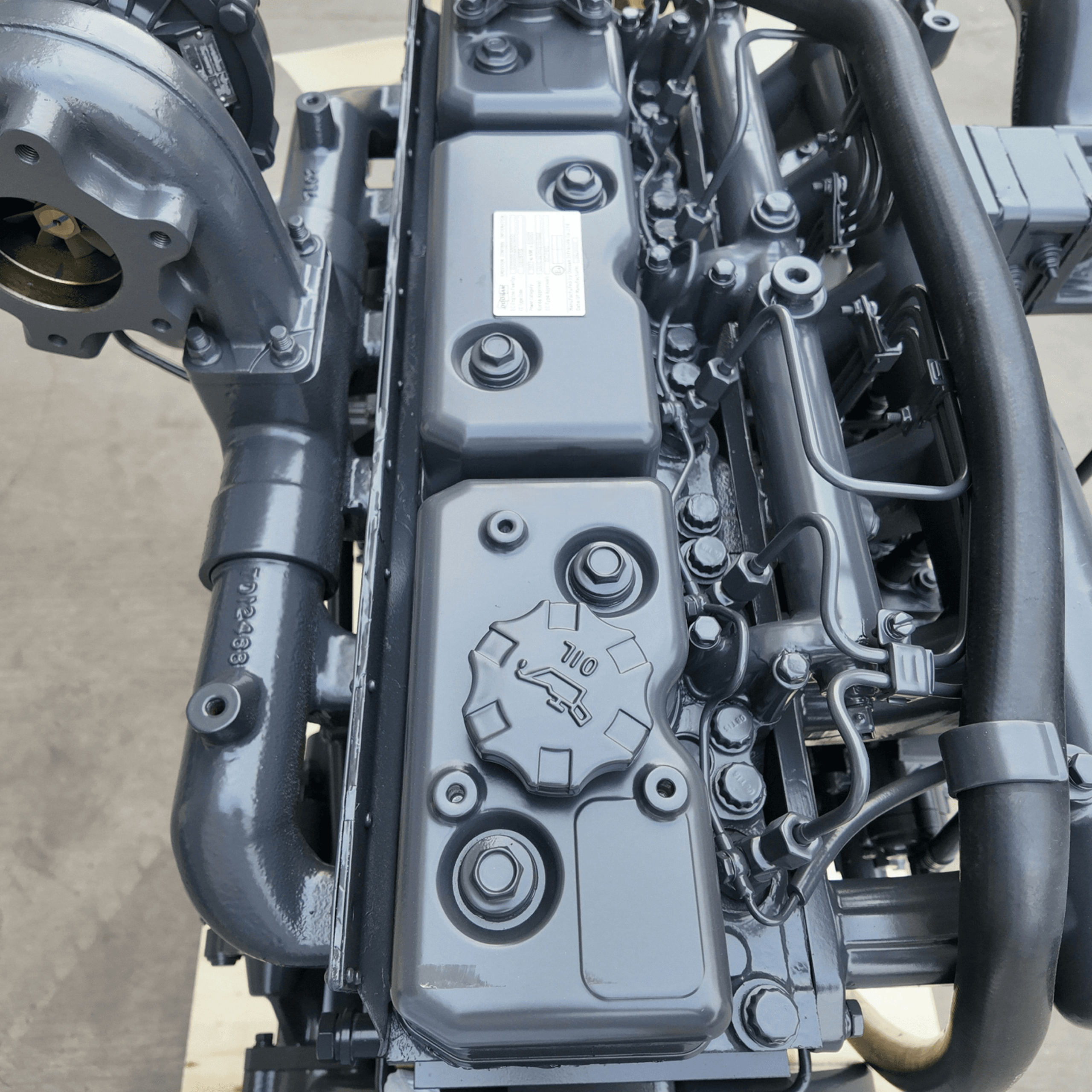Tatan Doosan DH215-9 QSB6.7 Diesel Engine Assembly 4089758 for Doosan DH215-9 DX225 Excavator Picture 3 doosan-dh215-9-diesel-engine-assembly (3)